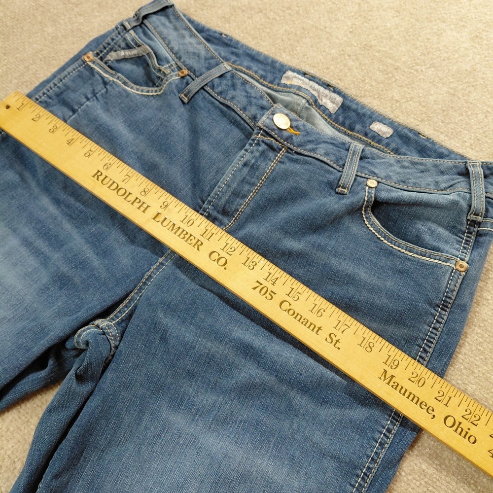 Ariat Rebar Perfect Rise Boot Jeans Womens Size 20WR Malibu Blue Riveter - Picture 9 of 16